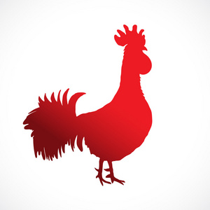 中国的生肖公鸡设计元素图片
