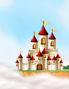 美丽的童话城堡插图