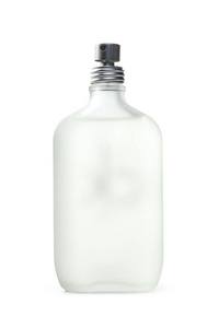 瓶香水孤立的白色背景