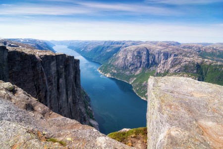 挪威 Lysefjord, 美丽的风景