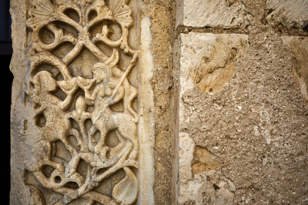 意大利古建筑装饰墙图片