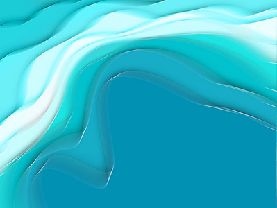 波浪抽象背景.海浪, 海洋.纸3d 插图照片