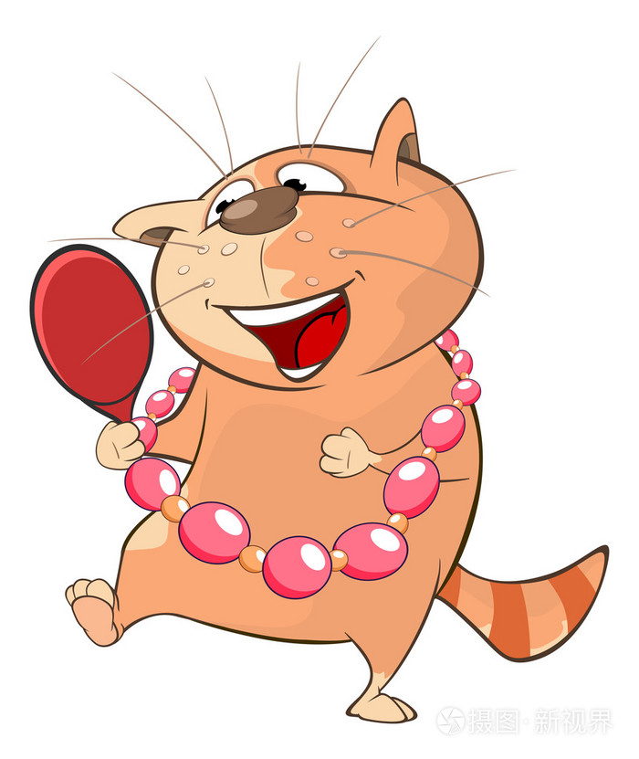 可爱的猫咪.卡通人物
