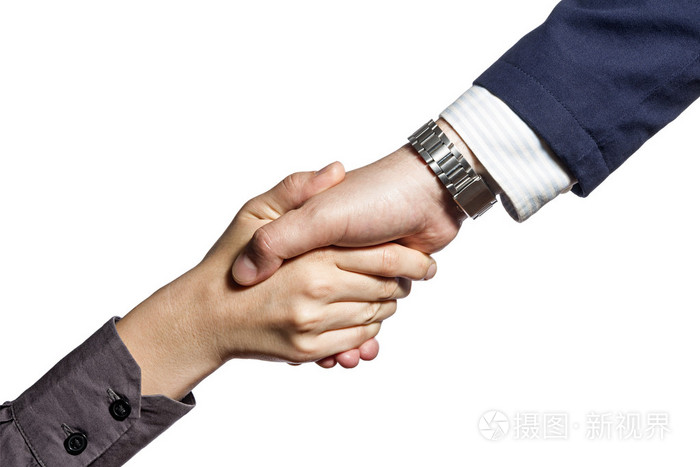 两人的握手