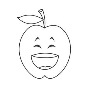 吃苹果卡通图片大全