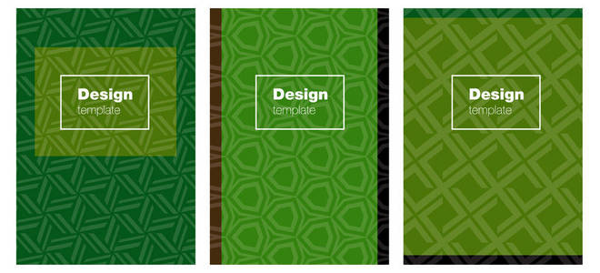 深绿色, 黄色向量背景为书。带有文本框的抽象样式的模糊装饰设计。传单小册子的图案
