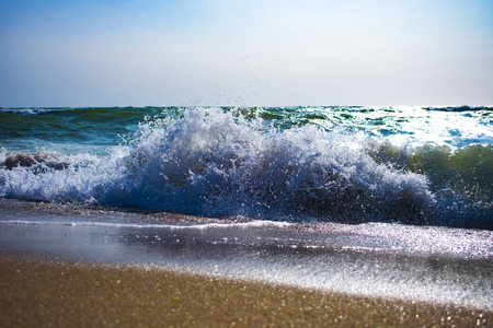 黑海沿岸海浪