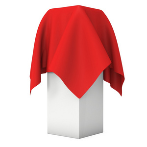 红布盖盖屋顶手安装沥青屋顶瓦用锤子在钉子女孩用手展示的东西臭盖