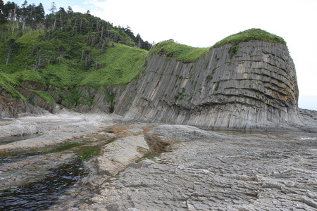 Kunasir 千岛群岛岩石俄罗斯