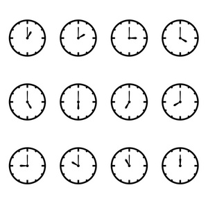 时钟显示图片-时钟显示素材-时钟显示插画-摄图新视界