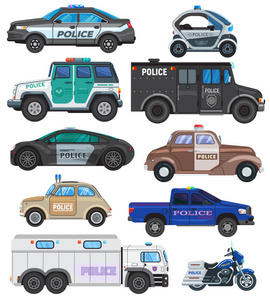 交警警车图片
