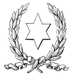 巴拉圭的伟大封印是南美洲徽章, 复古线绘画或雕刻例证照片