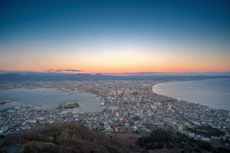 函馆市视图从函馆山