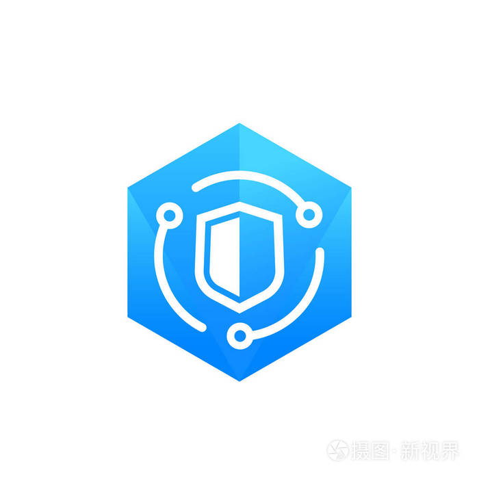 网络安全数据保护图标