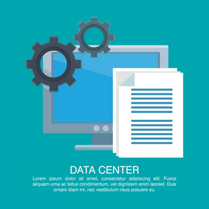 数据中心海报与信息图片