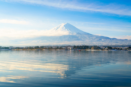 富士山和河口湖日本图片