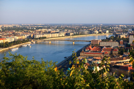 在布达佩斯多瑙河的视图