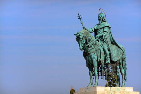 在布达佩斯圣马蒂亚斯纪念碑