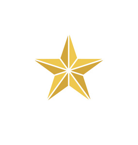 黄色的星星象形图照片