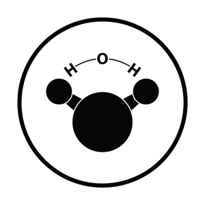 图标的化学分子水图片
