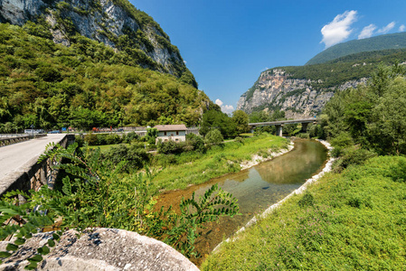 Valsugana Sugana 河谷布伦塔和威尼托河, 意大利, 欧洲