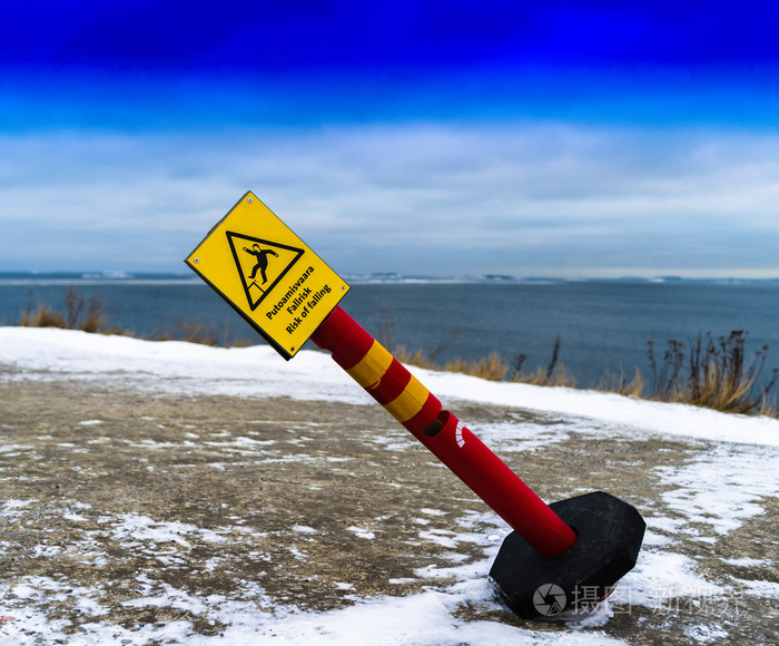 下降迹象背景背景水平生动倾斜的风险
