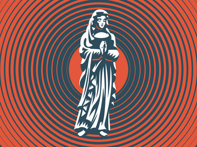 圣母玛利亚的和平图片