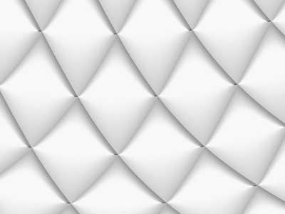 3d 装饰白色和浅灰色菱形在重复模式。背景模板背景表面纺织和织物设计的未来几何单色设计