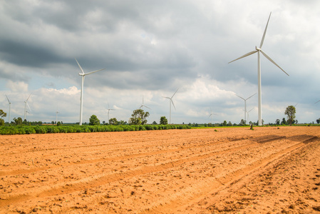 风力发电机组的发电领域所有农业种植园在泰国