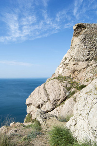 黑海和巨大的山脉, 巴拉克拉瓦, 克里米亚