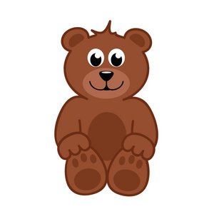 棕色快乐泰迪熊