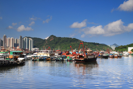 避风塘在筲箕湾图片