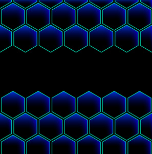 六角形单元格背景