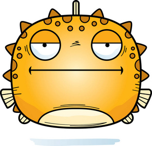 可爱的河豚鱼卡通图片