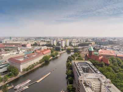 柏林，德国的大厦。美丽的鸟瞰图