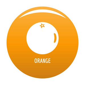 橙色图标矢量橙色