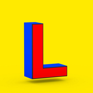 超级英雄字母 l 大写.