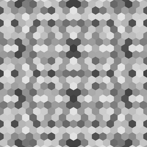 千变万化的低聚六角风格矢量马赛克背景照片