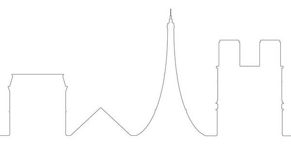 巴黎连续线天际线