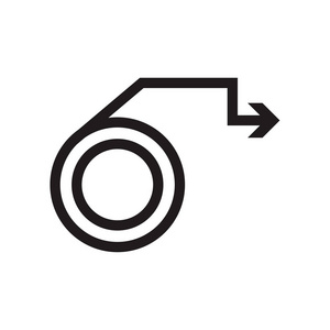 右箭头图标矢量隔离白色背景为您的 web 和移动应用程序设计, 右箭头徽标概念