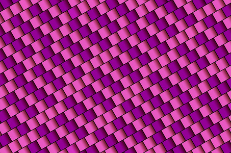 粉红色和 purlple 3d 方块