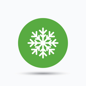 绿色雪花图标图片