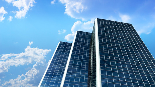 商务大厦背景图片