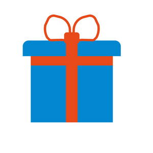 礼品图标矢量隔离白色背景为您的 web 和移动应用程序设计, 礼品徽标概念