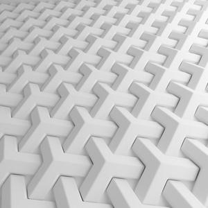 格子背景白色抽象多维数据集.3d 渲染几何多边形摄影图