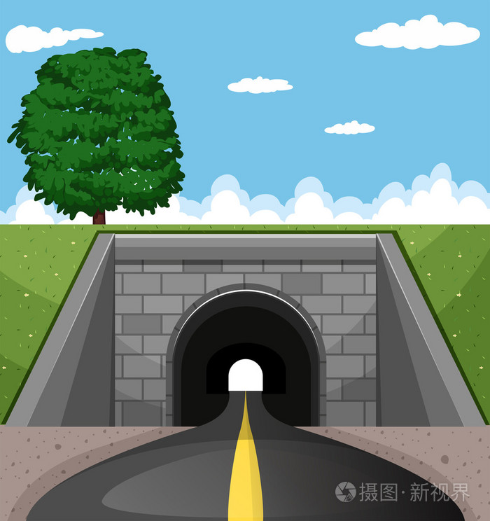 路要通过隧道