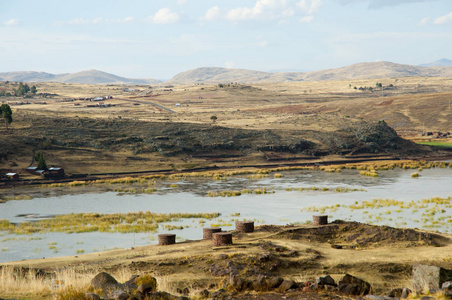 Sillustani 埋葬地秘鲁