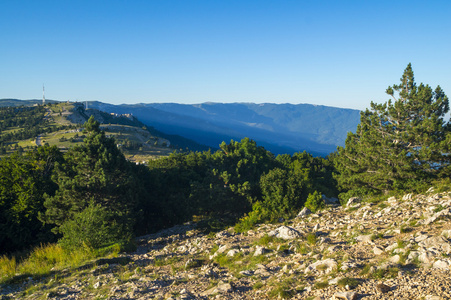 夏季克里米亚山景