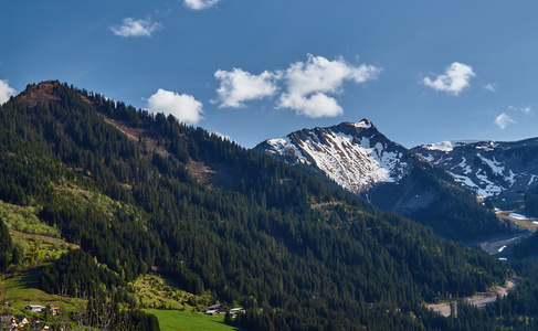 在阿尔卑斯山风景