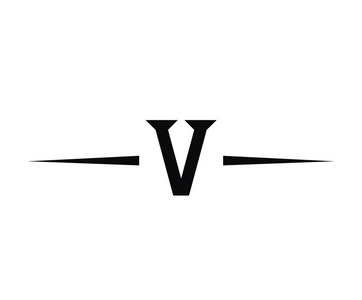 罗马数字5类型五在字母表字母徽标标志标志符号设计插图为日历数字或